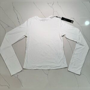 YoungLA Pure White Women's Long Sleeve Tee - XL